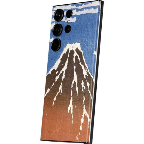Hokusai Fuji Mountains in clear Weather Galaxy Skins