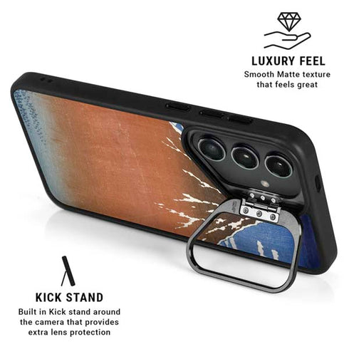 Hokusai Fuji Mountains in clear Weather Galaxy S25 Ultra Kickstand Case
