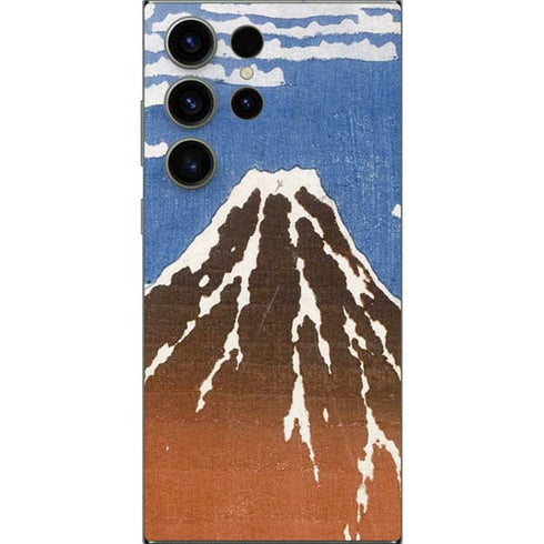 Hokusai Fuji Mountains in clear Weather Galaxy S24 Ultra Skin