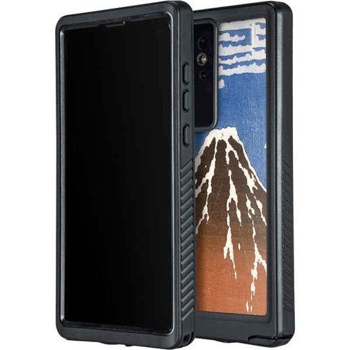 Hokusai Fuji Mountains in clear Weather Galaxy S24 Ultra Waterproof Case