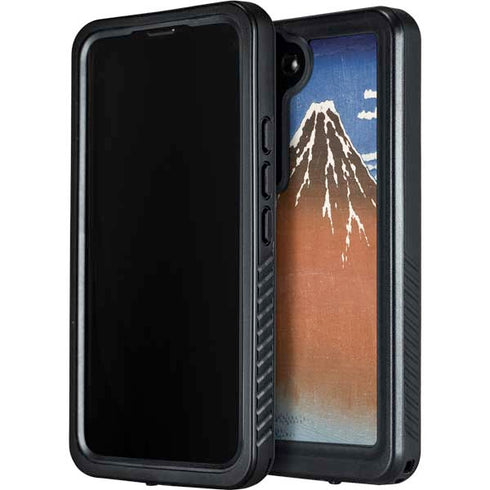 Hokusai Fuji Mountains in clear Weather Galaxy S24 Waterproof Case