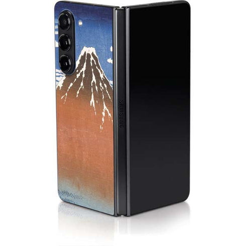 Hokusai Fuji Mountains in clear Weather Galaxy Z Fold5 5G Skin
