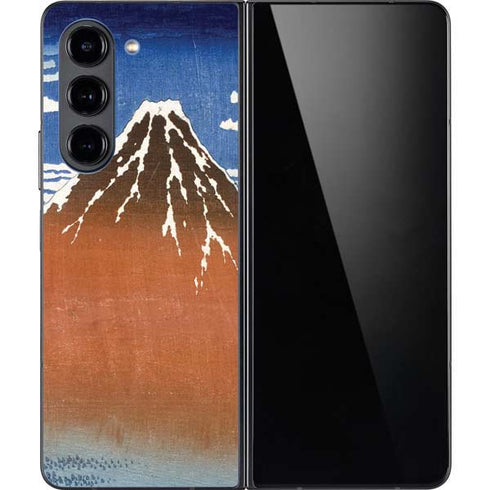 Hokusai Fuji Mountains in clear Weather Galaxy Z Fold5 5G Skin