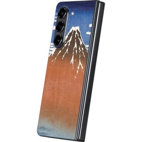 Hokusai Fuji Mountains in clear Weather Galaxy Z Fold5 5G Skin