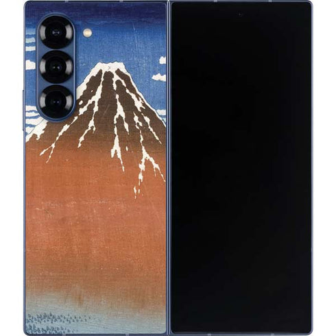 Hokusai Fuji Mountains in clear Weather Galaxy Z Fold6 Skin