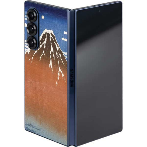 Hokusai Fuji Mountains in clear Weather Galaxy Z Fold6 Skin