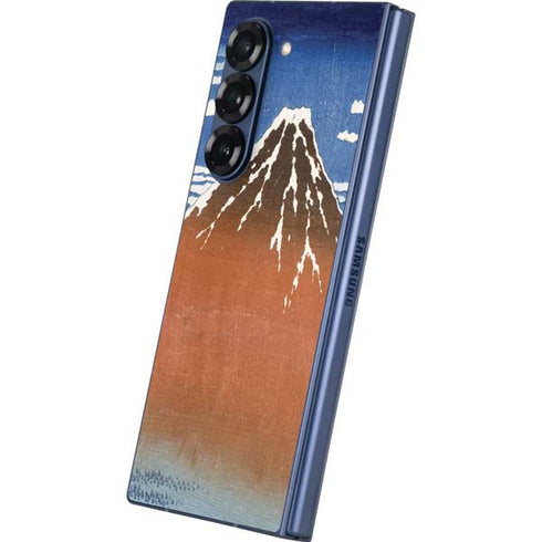 Hokusai Fuji Mountains in clear Weather Galaxy Z Fold6 Skin