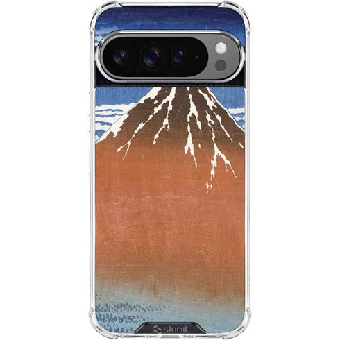 Hokusai Fuji Mountains in clear Weather Google Pixel 10 Pro XL Clear Case