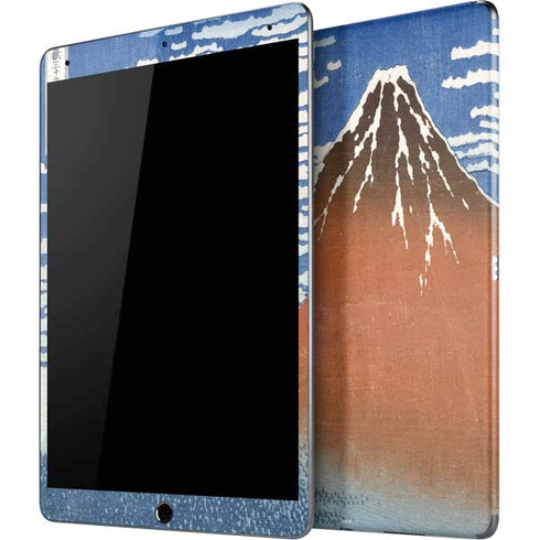 Hokusai Fuji Mountains in clear Weather iPad Skins