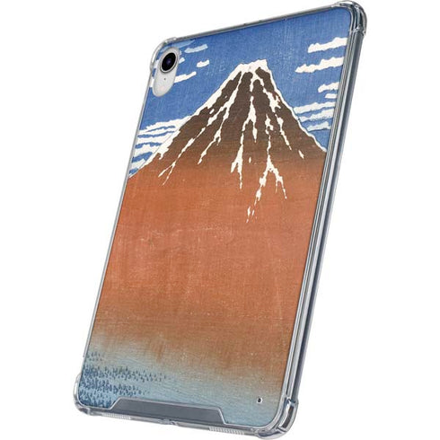 Hokusai Fuji Mountains in clear Weather iPad 11th Gen (2025) Clear Case