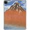Hokusai Fuji Mountains in clear Weather iPad Pro 11in (2024) Clear Case