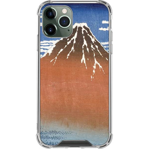 Hokusai Fuji Mountains in clear Weather iPhone 12 Pro Max Clear Case