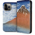 Hokusai Fuji Mountains in clear Weather iPhone 14 Pro Max Folio Case
