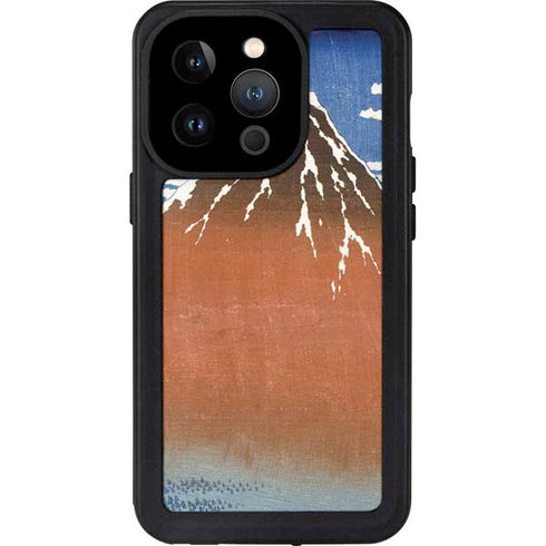 Hokusai Fuji Mountains in clear Weather iPhone 15 Pro Waterproof Case