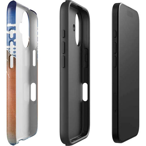 Hokusai Fuji Mountains in clear Weather iPhone 16 Impact Case