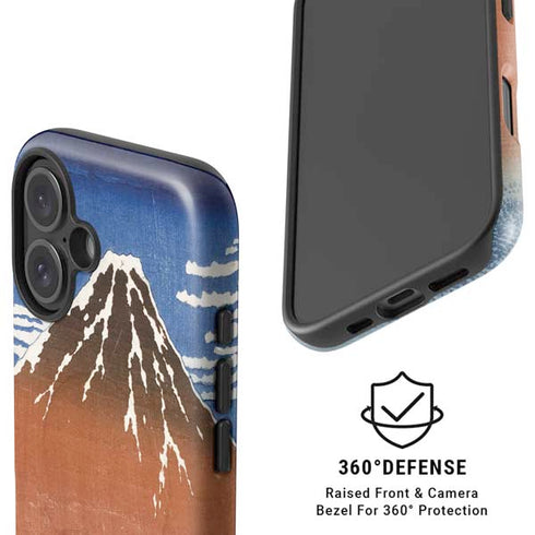 Hokusai Fuji Mountains in clear Weather iPhone 16 Magsafe Impact Case