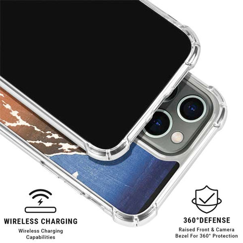 Hokusai Fuji Mountains in clear Weather iPhone 16 Pro Clear Case