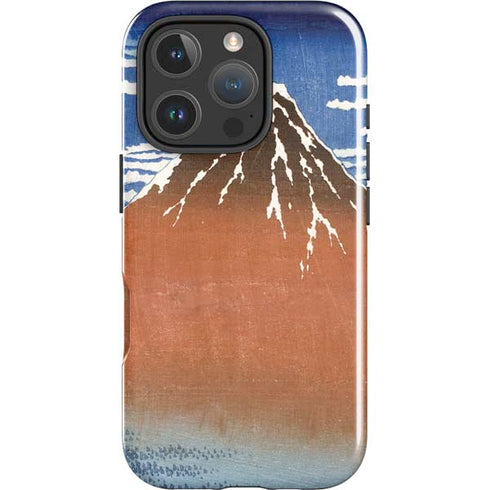 Hokusai Fuji Mountains in clear Weather iPhone 16 Pro Impact Case
