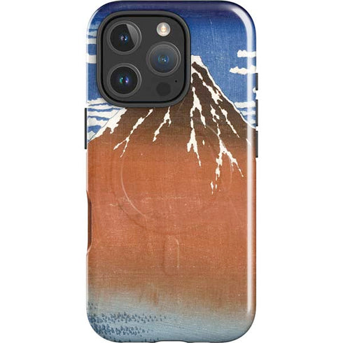 Hokusai Fuji Mountains in clear Weather iPhone 16 Pro Magsafe Impact Case
