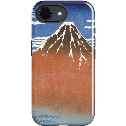 Hokusai Fuji Mountains in clear Weather iPhone 16e Impact Case