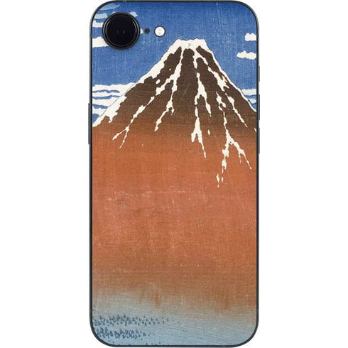 Hokusai Fuji Mountains in clear Weather iPhone 16e Skin