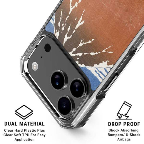 Hokusai Fuji Mountains in clear Weather iPhone 18 Pro Clear Case