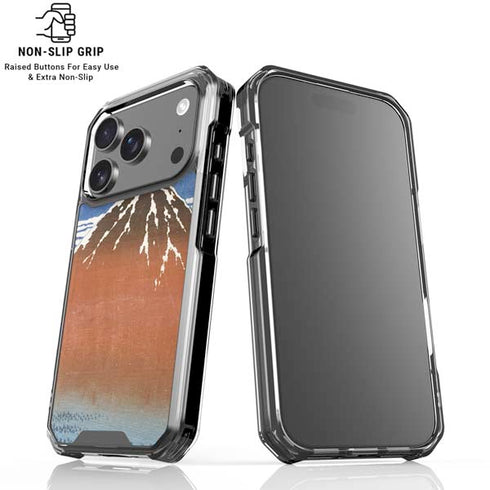 Hokusai Fuji Mountains in clear Weather iPhone 18 Pro Clear Case