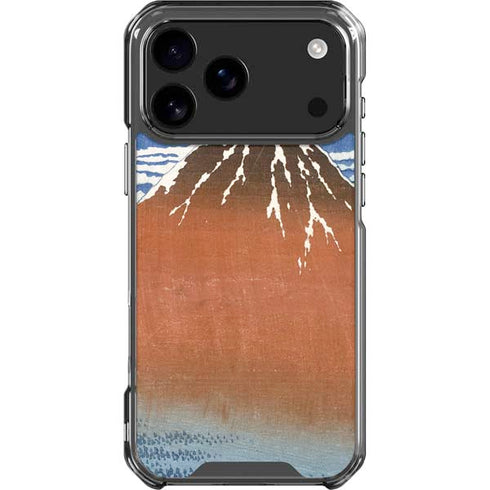 Hokusai Fuji Mountains in clear Weather iPhone 18 Pro Max Clear Case