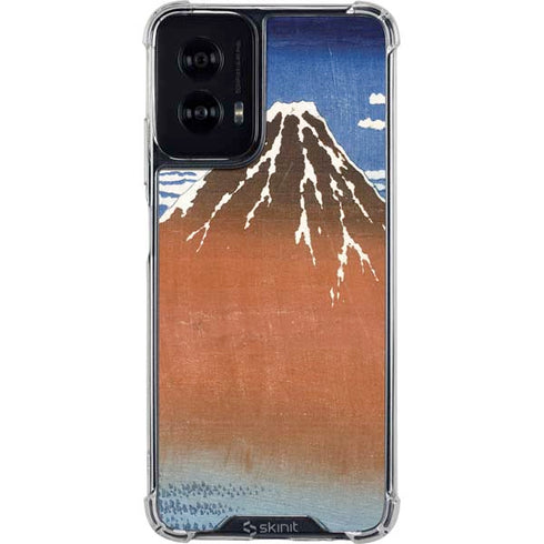 Hokusai Fuji Mountains in clear Weather Moto G Power 5G (2024) Clear Case