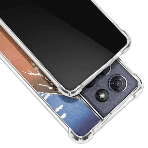 Hokusai Fuji Mountains in clear Weather Moto G Stylus 5G (2025) Clear Case