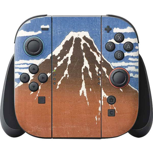 Hokusai Fuji Mountains in clear Weather Nintendo Skins