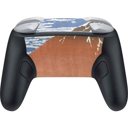Hokusai Fuji Mountains in clear Weather Nintendo Switch 2 (2025) Pro Controller Skin