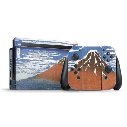Hokusai Fuji Mountains in clear Weather Nintendo Skins