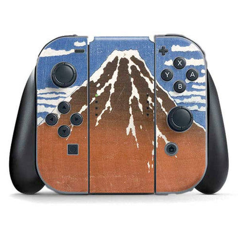 Hokusai Fuji Mountains in clear Weather Nintendo Skins