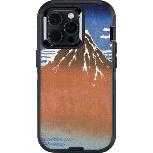 Hokusai Fuji Mountains in clear Weather Otterbox Defender iPhone Skin