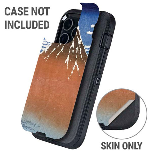 Hokusai Fuji Mountains in clear Weather Otterbox Defender iPhone Skin