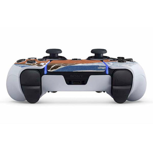 Hokusai Fuji Mountains in clear Weather PS5 DualSense Edge Pro Controller Skin