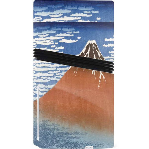 Hokusai Fuji Mountains in clear Weather PS5 Pro Disk Bundle Skin