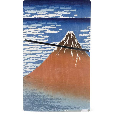 Hokusai Fuji Mountains in clear Weather PS5 Slim Digital Edition Console Skin