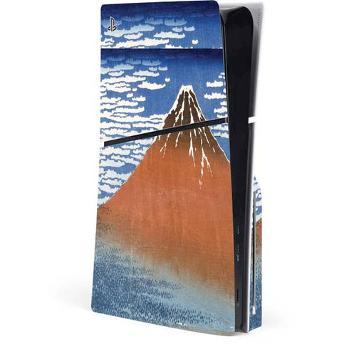 Hokusai Fuji Mountains in clear Weather PlayStation PS5 Skins