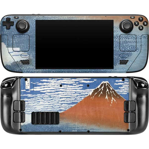 Hokusai Fuji Mountains in clear Weather Steam Deck Handheld Gaming Computer OLED Skin
