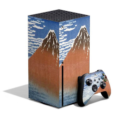 Hokusai Fuji Mountains in clear Weather Xbox Series X Bundle Skin