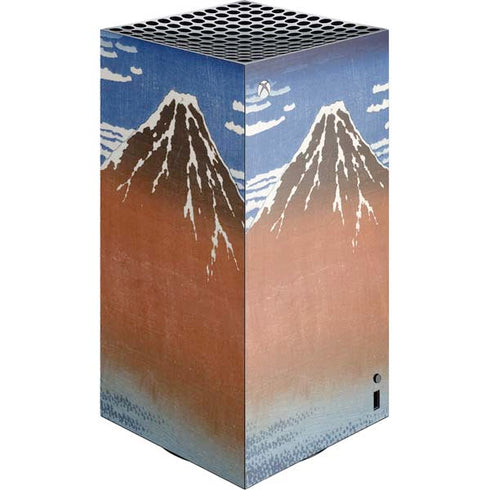 Hokusai Fuji Mountains in clear Weather XBox Series X Digital Edition Console Skin