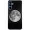 Full Moon Space Galaxy A55 5G Clear Case