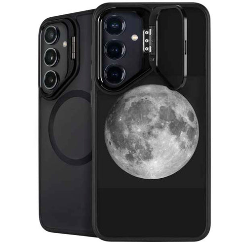 Full Moon Space Galaxy S24 Kickstand Case