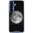 Full Moon Space Galaxy S25 Clear Case