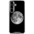 Full Moon Space Galaxy S26 Clear Case