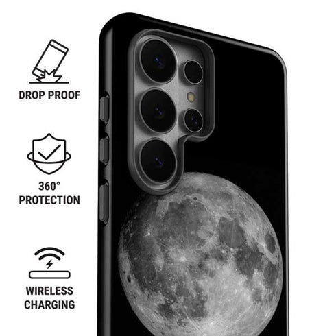 Full Moon Space Galaxy S26 Ultra Impact Case