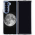 Full Moon Space Galaxy Z Fold6 Clear Case