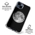 Full Moon Space iPhone 15 Clear Case